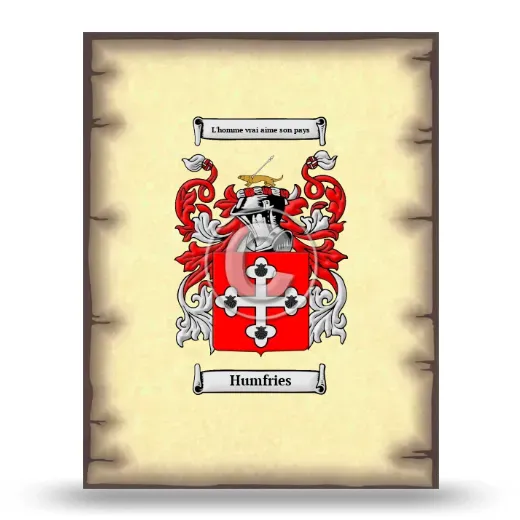 Humfries Coat of Arms Print