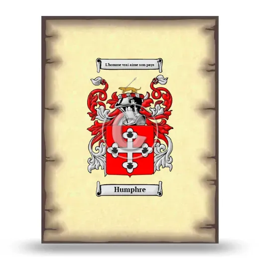 Humphre Coat of Arms Print