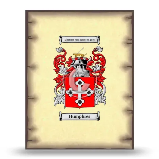 Humphres Coat of Arms Print