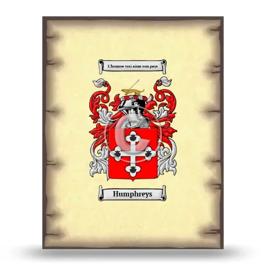 Humphreys Coat of Arms Print