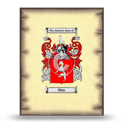 Hun Coat of Arms Print