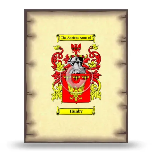 Hunby Coat of Arms Print
