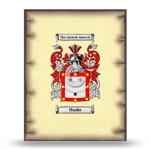 Hunks Coat of Arms Print