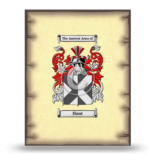 Hunt Coat of Arms Print