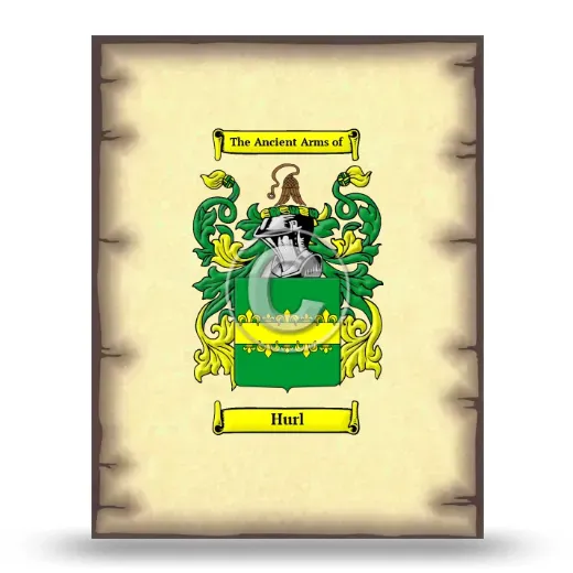 Hurl Coat of Arms Print