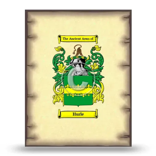 Hurle Coat of Arms Print