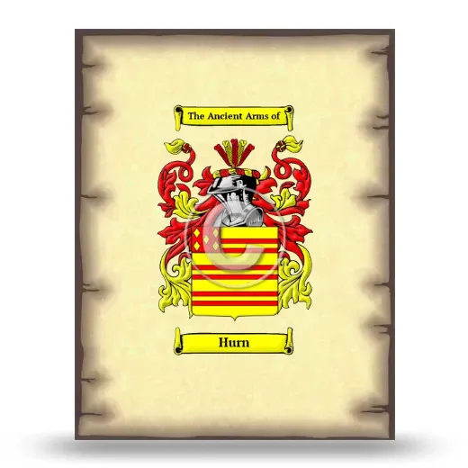 Hurn Coat of Arms Print