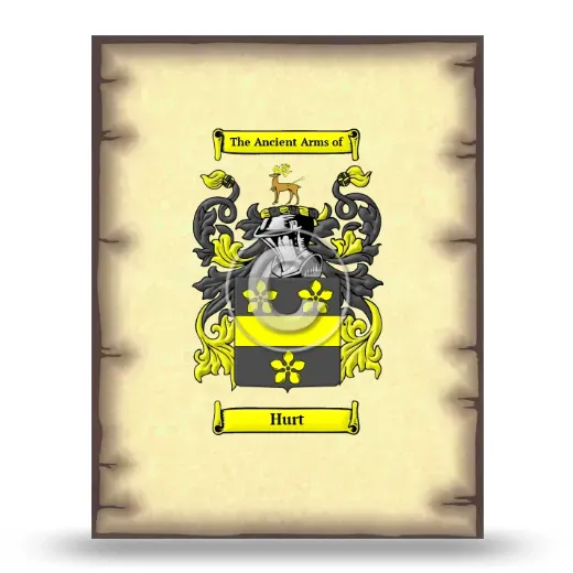 Hurt Coat of Arms Print