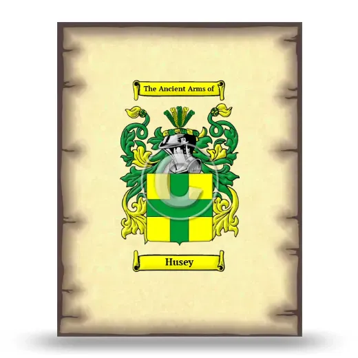 Husey Coat of Arms Print