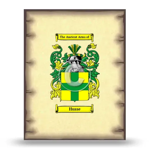 Husse Coat of Arms Print