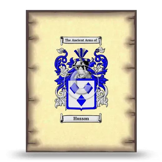 Husson Coat of Arms Print
