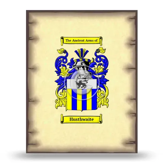 Husthwaite Coat of Arms Print