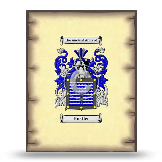 Hustler Coat of Arms Print