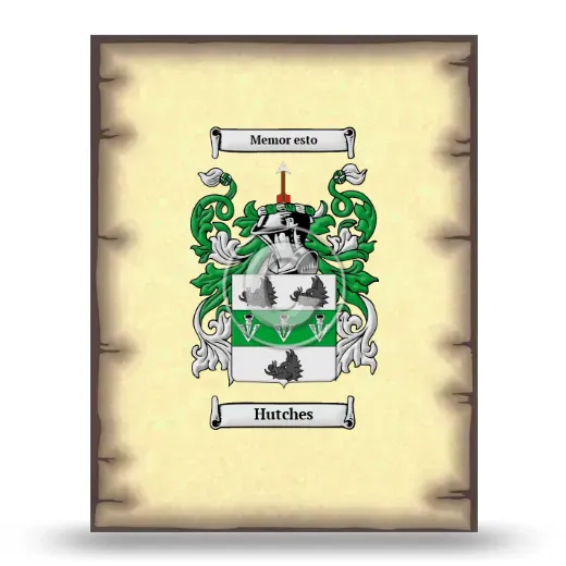 Hutches Coat of Arms Print