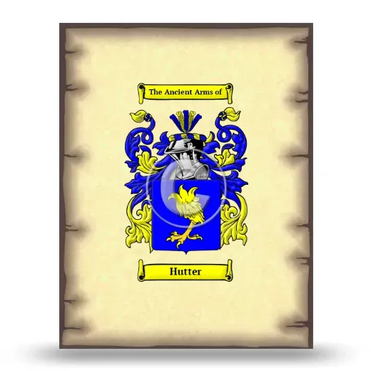 Hutter Coat of Arms Print