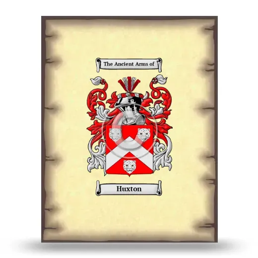 Huxton Coat of Arms Print