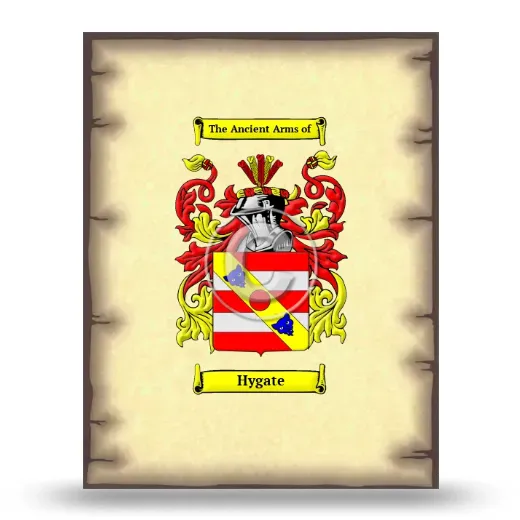 Hygate Coat of Arms Print