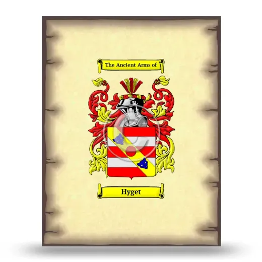 Hyget Coat of Arms Print