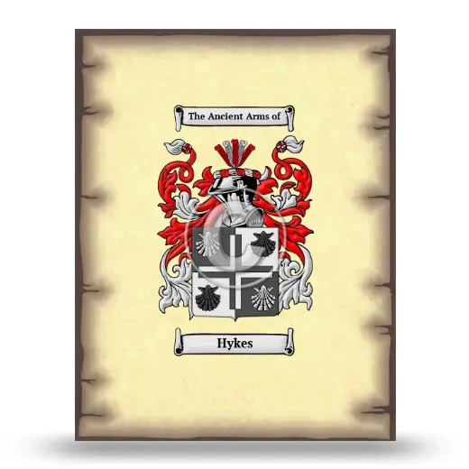 Hykes Coat of Arms Print
