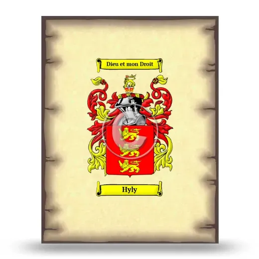 Hyly Coat of Arms Print