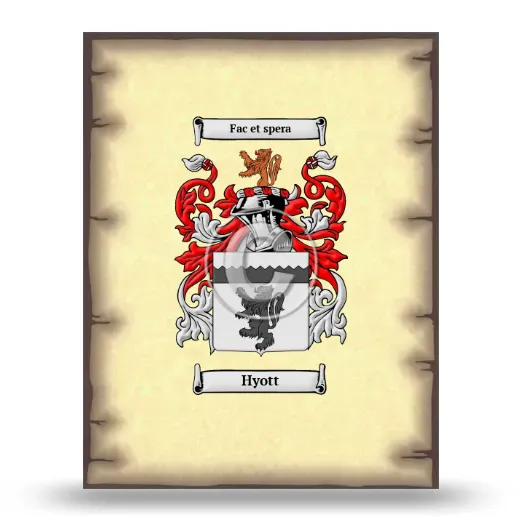 Hyott Coat of Arms Print