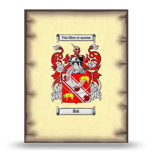 Ibit Coat of Arms Print