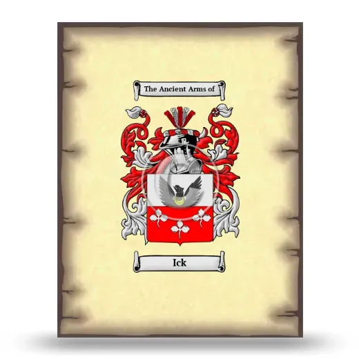 Ick Coat of Arms Print
