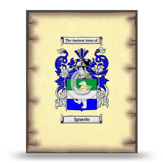 Ignacio Coat of Arms Print