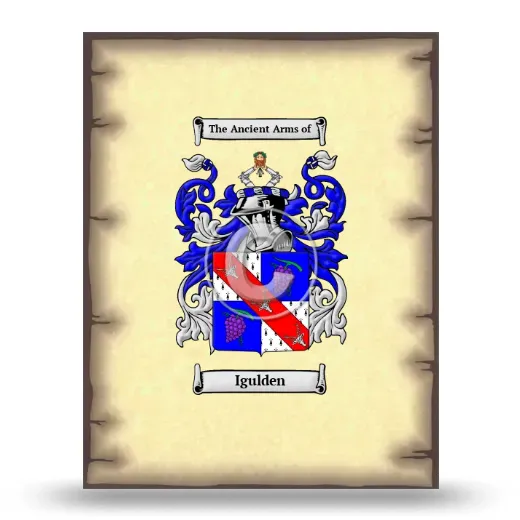 Igulden Coat of Arms Print