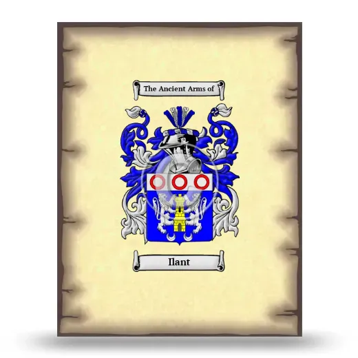 Ilant Coat of Arms Print