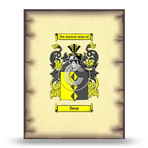 Ilene Coat of Arms Print