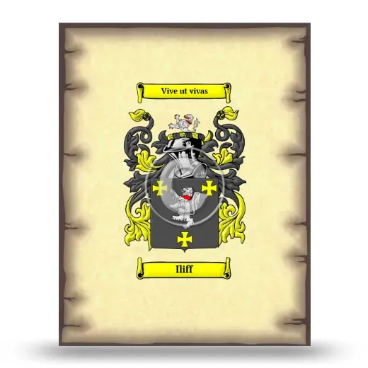 Iliff Coat of Arms Print