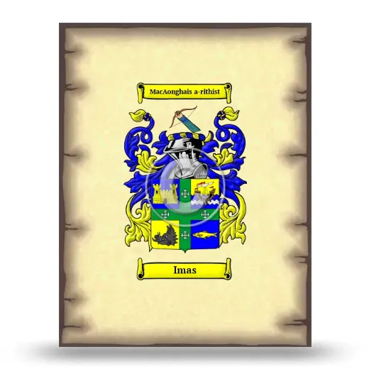 Imas Coat of Arms Print