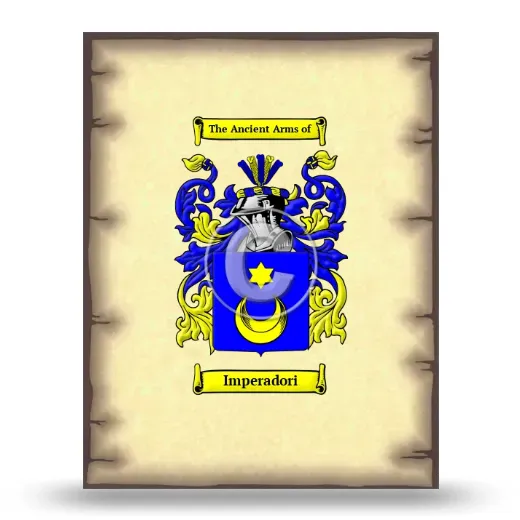 Imperadori Coat of Arms Print