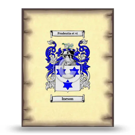 Ineson Coat of Arms Print
