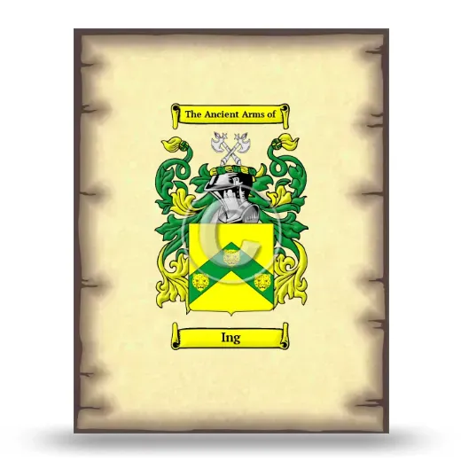 Ing Coat of Arms Print