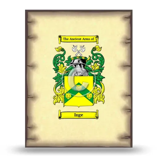 Inge Coat of Arms Print