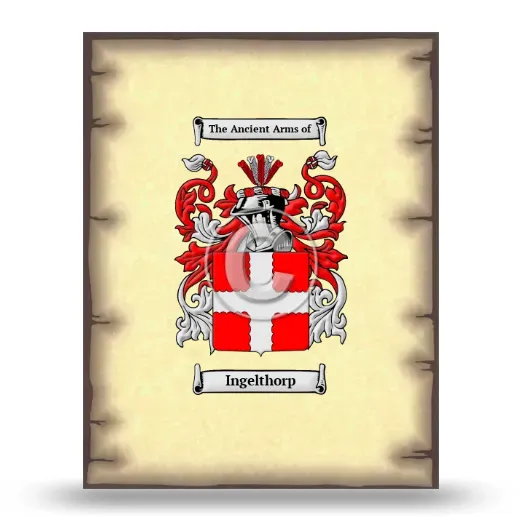 Ingelthorp Coat of Arms Print