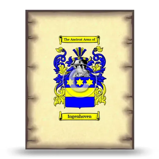 Ingenhoven Coat of Arms Print