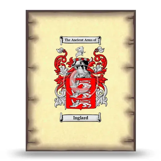 Inglard Coat of Arms Print