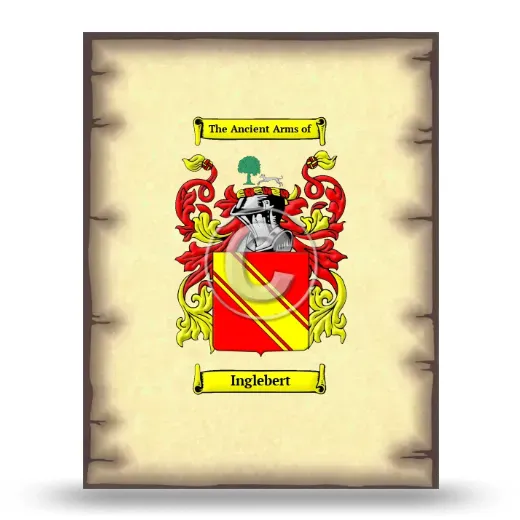 Inglebert Coat of Arms Print