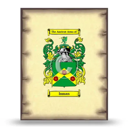 Inman Coat of Arms Print