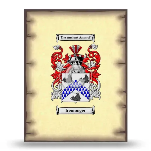 Iremonger Coat of Arms Print