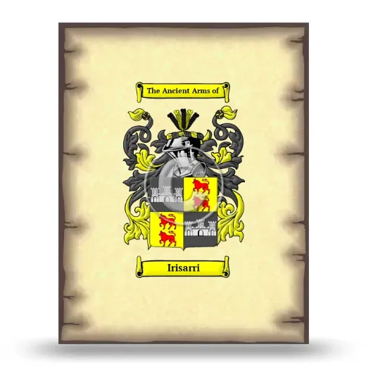 Irisarri Coat of Arms Print