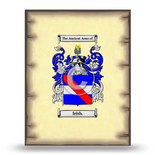 Irish. Coat of Arms Print