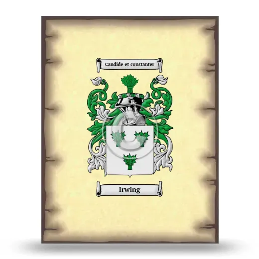 Irwing Coat of Arms Print