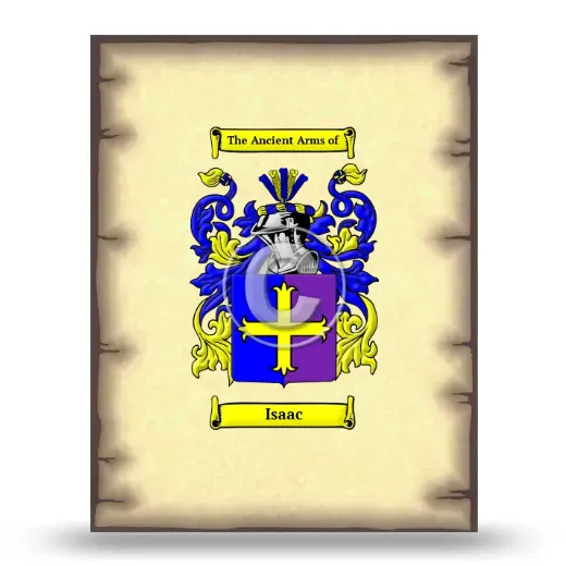 Isaac Coat of Arms Print