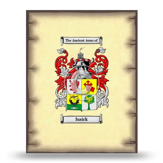 Isaick Coat of Arms Print