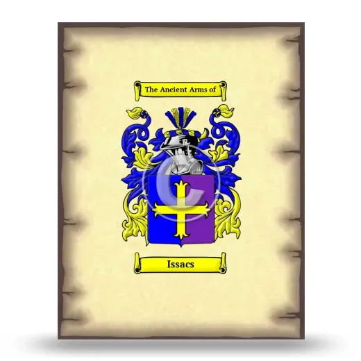 Issacs Coat of Arms Print