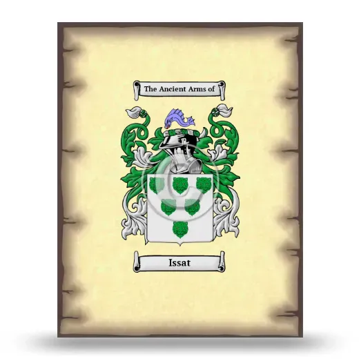 Issat Coat of Arms Print
